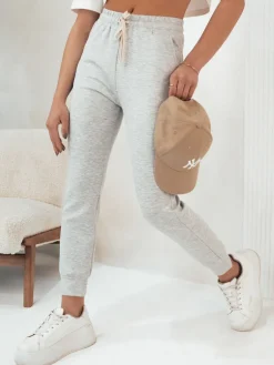 Spodnie Damskie>Dstreet Spodnie damskie dresowe ELLEN szare UY1816