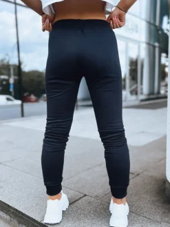 Spodnie Damskie>Dstreet Spodnie damskie dresowe FITS granatowe UY0209