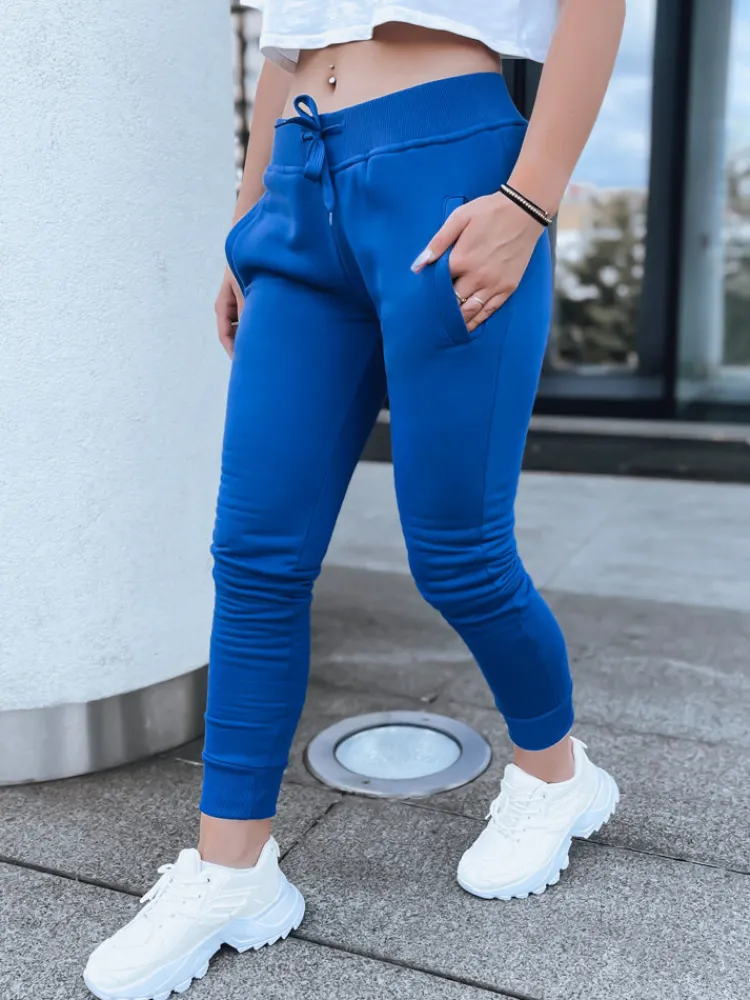 Spodnie Damskie>Dstreet Spodnie damskie dresowe FITS niebieskie UY0972