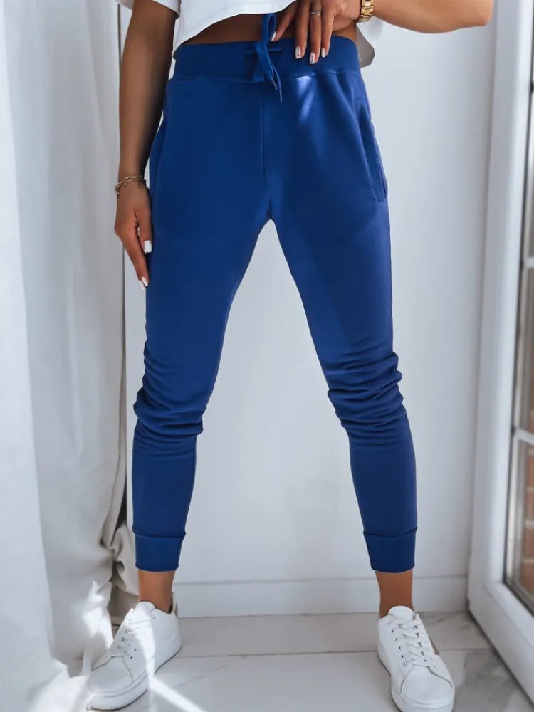 Spodnie Damskie>Dstreet Spodnie damskie dresowe FITS granatowe UY0210z