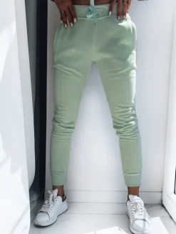 Spodnie Damskie>Dstreet Spodnie damskie dresowe FITS miętowe UY0587z