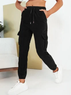 Spodnie Damskie>Dstreet Spodnie damskie dresowe FLAYON granatowe UY2058