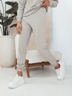 Spodnie Damskie>Dstreet Spodnie damskie dresowe SWAN pistacjowe UY2083