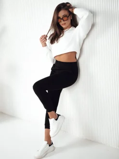 Spodnie Damskie>Dstreet Spodnie damskie dresowe STEVEN czarne UY1804