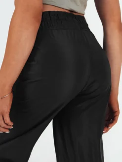 Spodnie Damskie>Dstreet Spodnie damskie EUFRAZ czarne UY2050