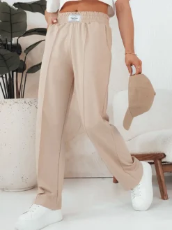 Spodnie Damskie>Dstreet Spodnie damskie GLAPPO beżowe UY2094