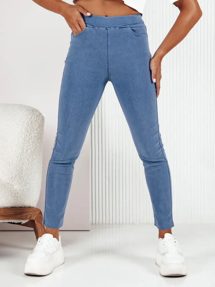 Spodnie Damskie>Dstreet Spodnie damskie GRACEST jasnoniebieskie UY2183