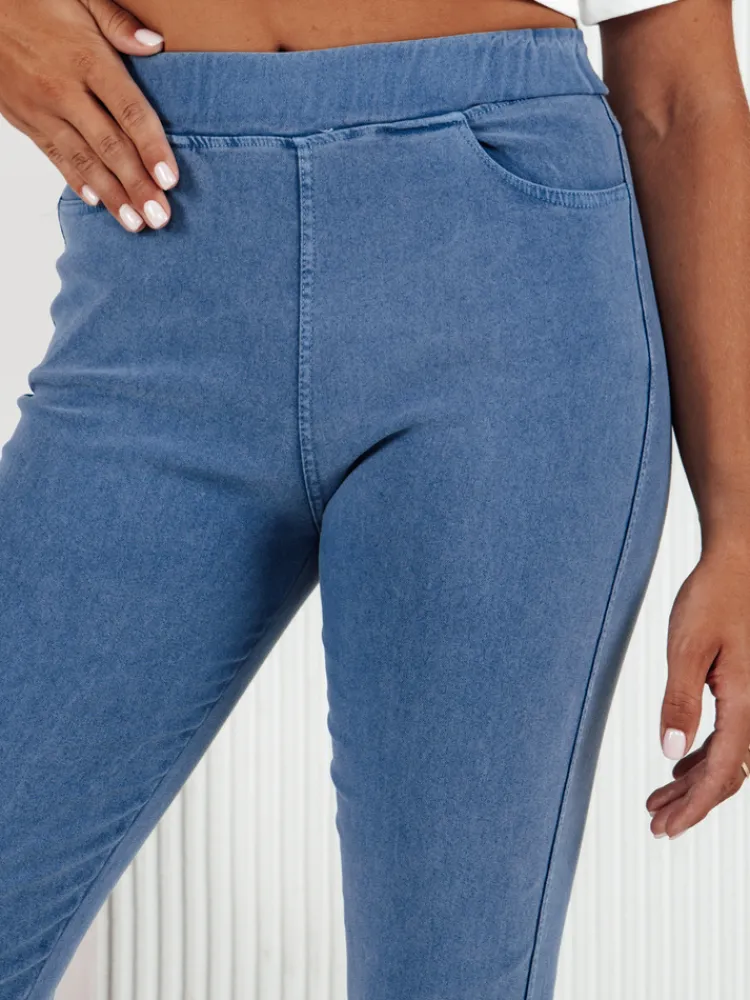 Spodnie Damskie>Dstreet Spodnie damskie GRACEST jasnoniebieskie UY2183