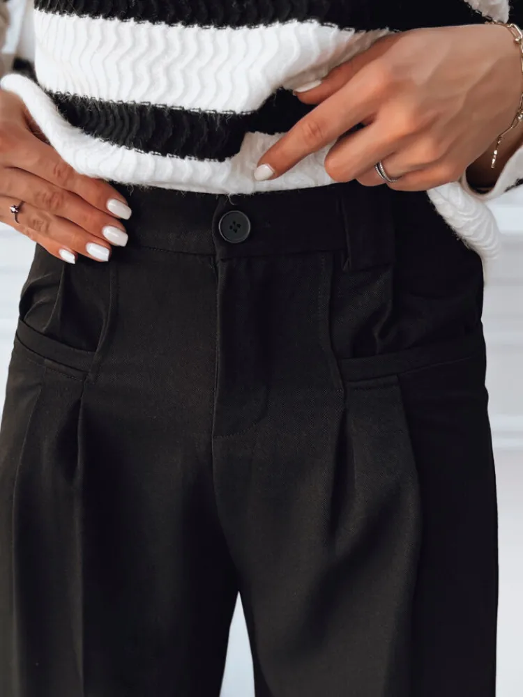 Spodnie Damskie>Dstreet Spodnie damskie HAZE czarne UY1773