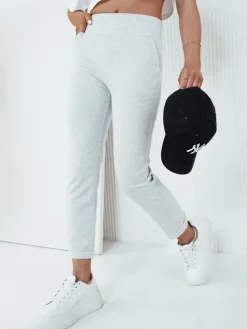 Spodnie Damskie>Dstreet Spodnie damskie HILES szare UY2065