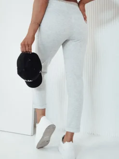 Spodnie Damskie>Dstreet Spodnie damskie HILES szare UY2065