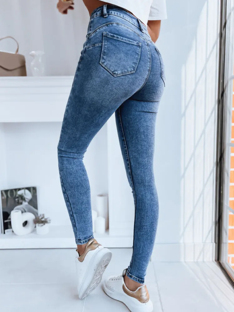 Jeansy Damskie>Dstreet Spodnie damskie jeansowe DIVERIO ciemnoniebieskie UY1748