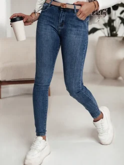 Spodnie Damskie|Jeansy Damskie>Dstreet Spodnie damskie jeansowe DIVETTI ciemnoniebieskie UY2252