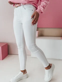 Jeansy Damskie>Dstreet Spodnie damskie jeansowe FURY białe UY2500