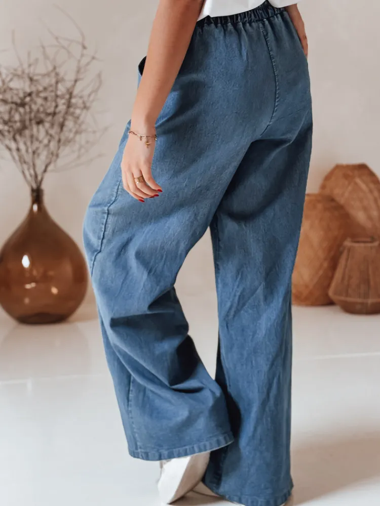 Spodnie Damskie>Dstreet Spodnie damskie jeansowe DENIMJOY granatowe UY2718