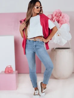 Jeansy Damskie>Dstreet Spodnie damskie jeansowe skinny FITTALIA UY2381