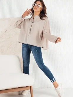 Jeansy Damskie>Dstreet Spodnie damskie jeansowe NULES niebieskie UY1908