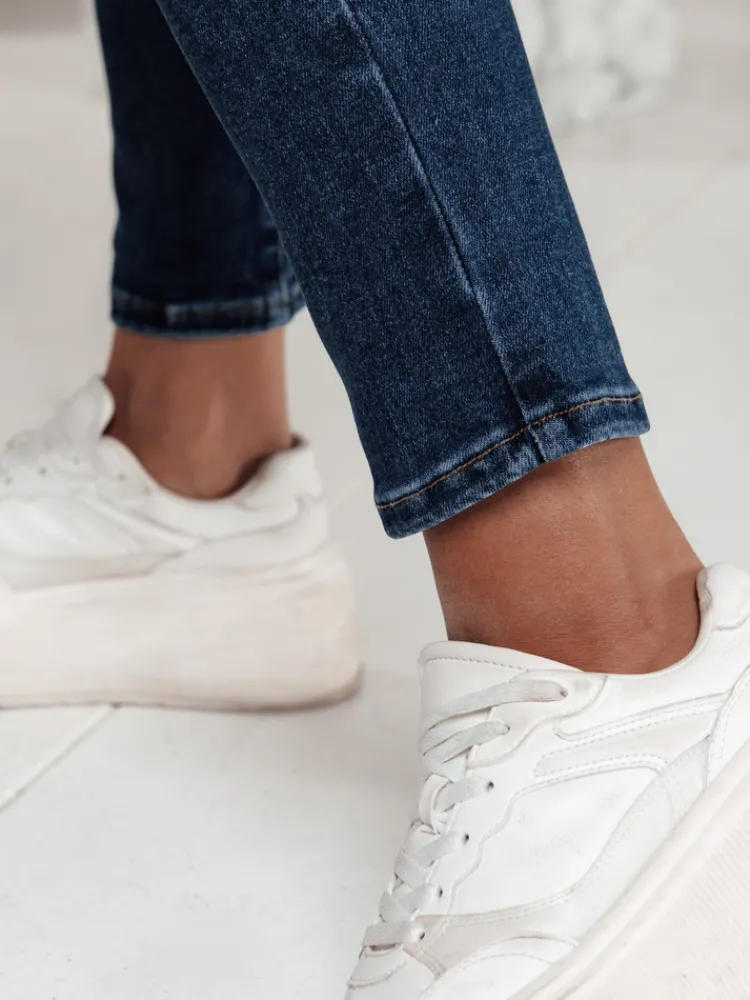 Jeansy Damskie|Spodnie Damskie>Dstreet Spodnie damskie jeansowe BEVINO ciemnoniebieskie UY2200