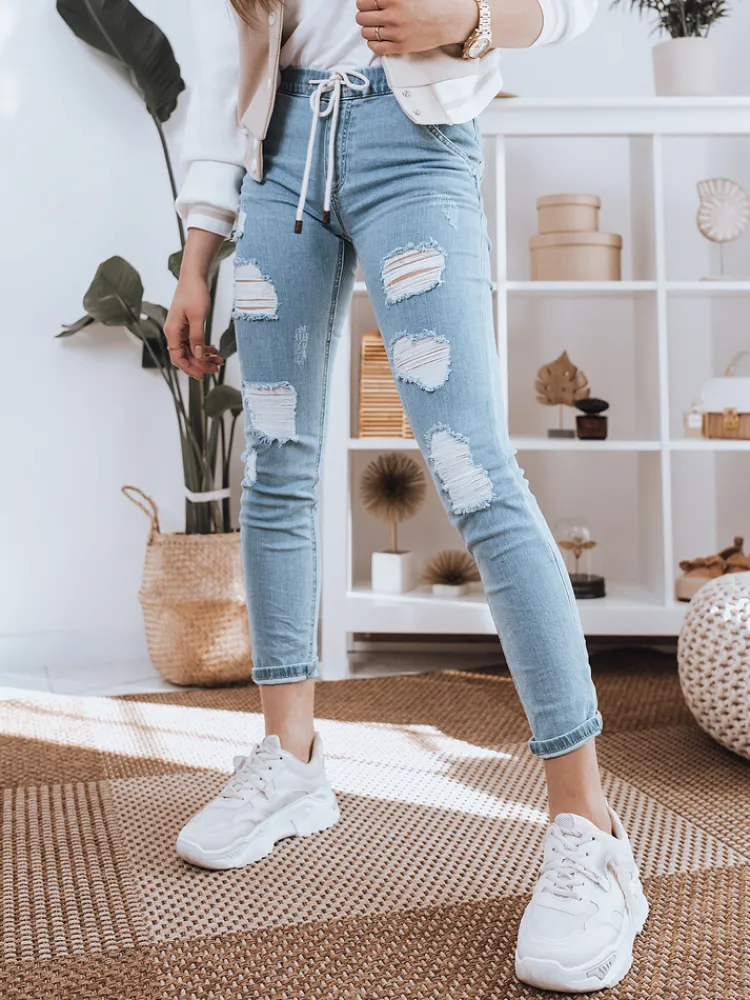 Jeansy Damskie|Spodnie Damskie>Dstreet Spodnie damskie jeansowe SHERIA niebieskie UY1151