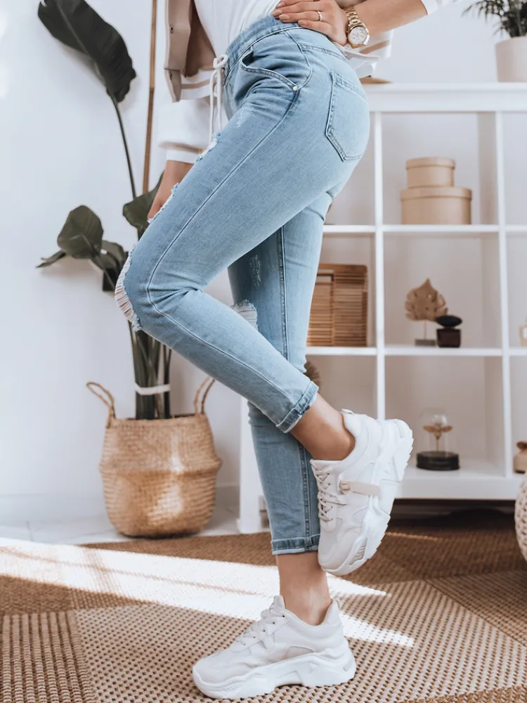 Jeansy Damskie|Spodnie Damskie>Dstreet Spodnie damskie jeansowe SHERIA niebieskie UY1151