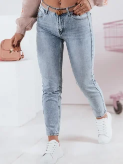 Jeansy Damskie>Dstreet Spodnie damskie jeansowe skinny MODERTIA UY2345