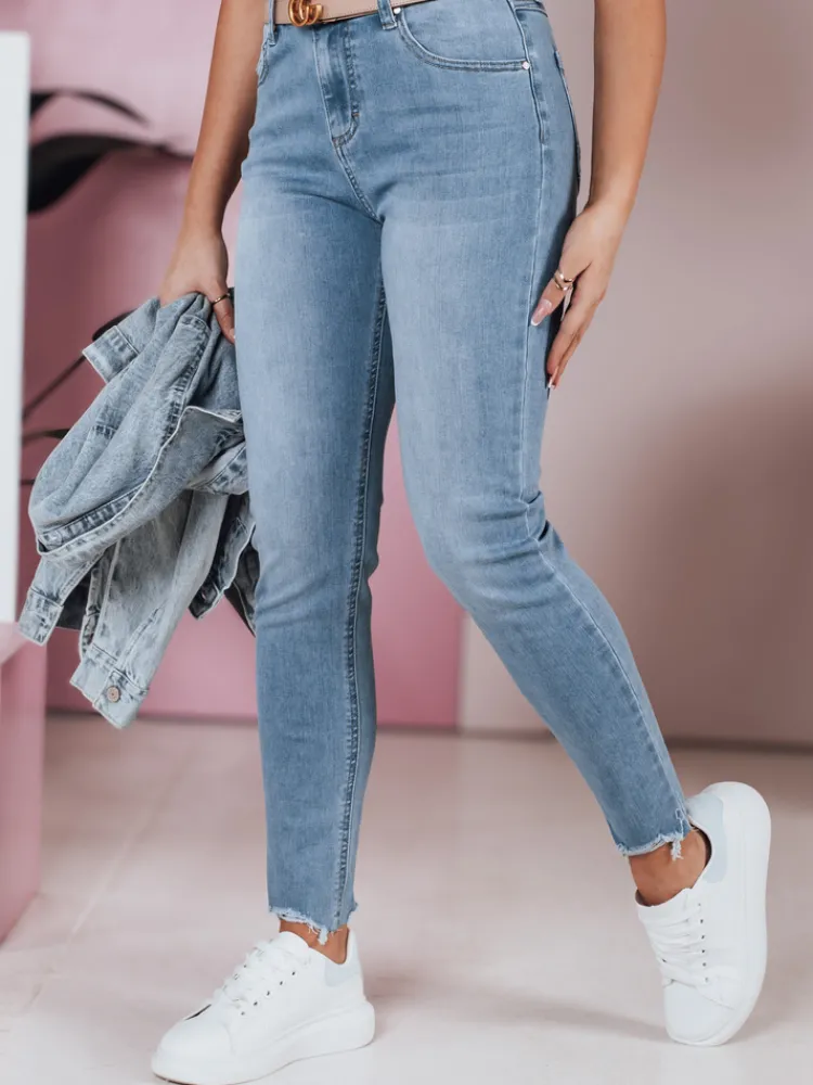 Jeansy Damskie>Dstreet Spodnie damskie jeansowe skinny OLAVI UY2379
