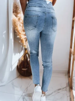 Jeansy Damskie>Dstreet Spodnie damskie jeansowe TATI niebieskie UY1443