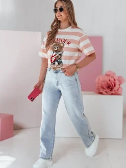 Jeansy Damskie|Spodnie Damskie>Dstreet Spodnie damskie jeansowe baggy VINSELF niebieskie UY2681