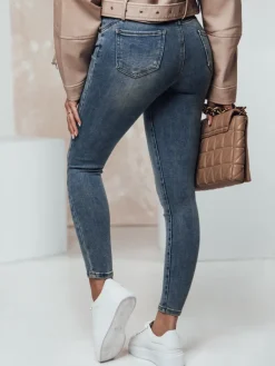 Jeansy Damskie>Dstreet Spodnie damskie jeansowe FIGURISS push up UY2308