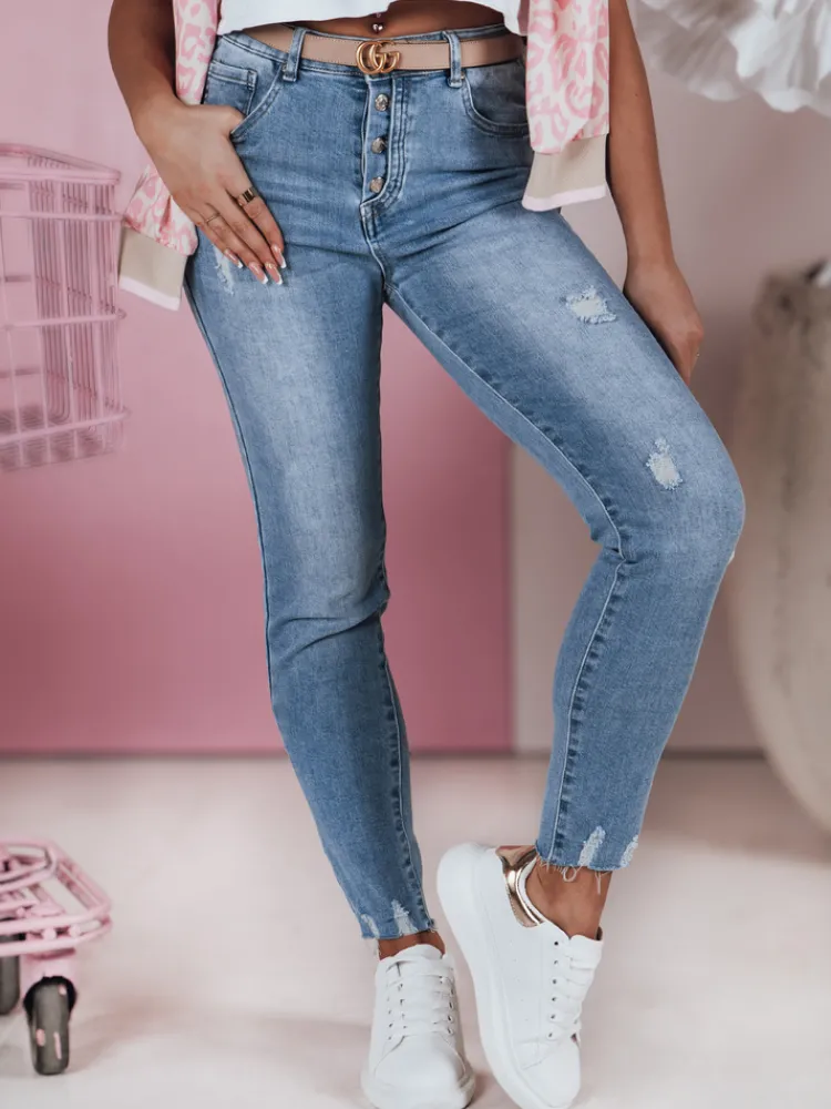 Jeansy Damskie>Dstreet Spodnie damskie jeansowe skinny DITAN UY2383