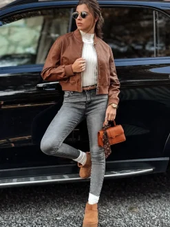 Spodnie Damskie|Jeansy Damskie>Dstreet Spodnie damskie jeansowe skinny JORNIX ciemnoszare UY2192