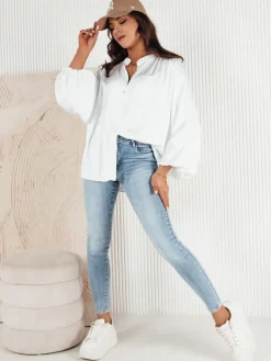 Jeansy Damskie>Dstreet Spodnie damskie jeansowe MUNILLA niebieskie UY1902