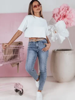 Jeansy Damskie>Dstreet Spodnie damskie jeansowe skinny FITTREND UY2387