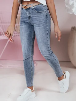 Jeansy Damskie>Dstreet Spodnie damskie jeansowe skinny FITTREND UY2387