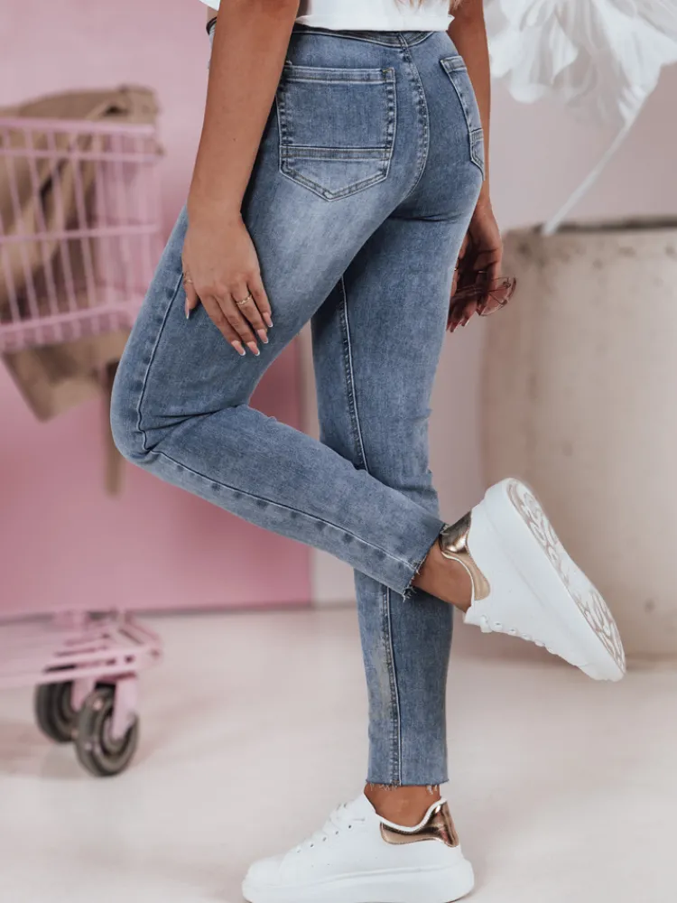 Jeansy Damskie>Dstreet Spodnie damskie jeansowe skinny FITTREND UY2387
