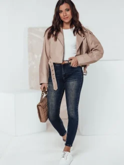 Jeansy Damskie>Dstreet Spodnie damskie jeansowe PUSHFIT push up granatowe UY2320