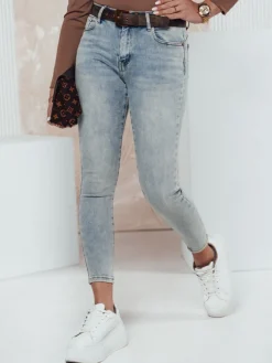 Jeansy Damskie>Dstreet Spodnie damskie jeansowe CURVEON push up niebieskie UY2309