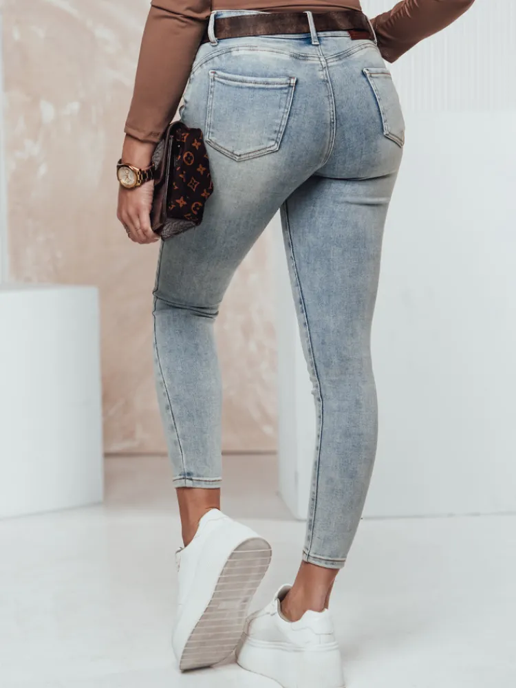 Jeansy Damskie>Dstreet Spodnie damskie jeansowe CURVEON push up niebieskie UY2309