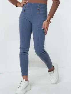 Jeansy Damskie>Dstreet Spodnie damskie LUXTILIO wysoki stan niebieskie UY2248