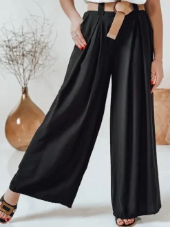 Spodnie Damskie>Dstreet Spodnie damskie MIRELOU czarne UY2715