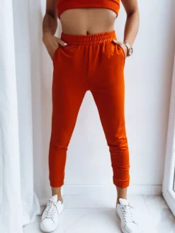 Spodnie Damskie>Dstreet Spodnie damskie MY HONEY pomarańczowe UY1417