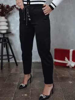 Spodnie Damskie>Dstreet Spodnie damskie oversize NADIFORMAL chinos czarne UY2259