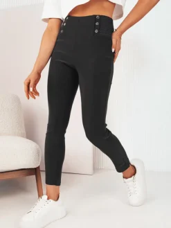 Spodnie Damskie>Dstreet Spodnie damskie PUNSE czarne UY2078