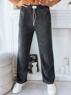 Spodnie Damskie>Dstreet Spodnie damskie SHERRY szare UY1768