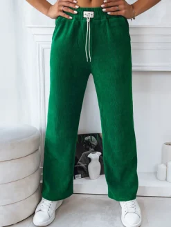 Spodnie Damskie>Dstreet Spodnie damskie SHERRY zielone UY1769