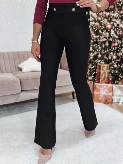 Spodnie Damskie>Dstreet Spodnie damskie SHINTOP czarne UY2300