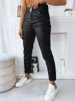 Spodnie Damskie>Dstreet Spodnie damskie VIOLA czarne UY1786