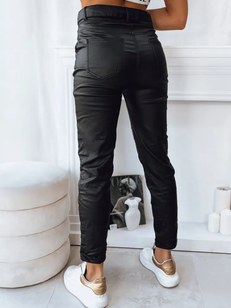 Spodnie Damskie>Dstreet Spodnie damskie VIOLA czarne UY1786