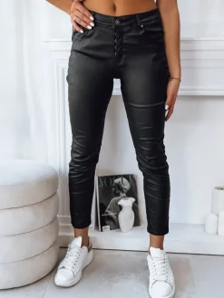 Spodnie Damskie>Dstreet Spodnie damskie WEST czarne UY1777