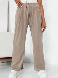 Spodnie Damskie>Dstreet Spodnie damskie wide leg ASTERS beżowe UY2037